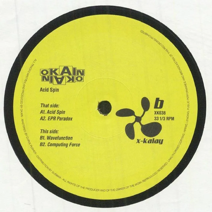 Обратная сторона обложки — OKAIN — Acid Spin