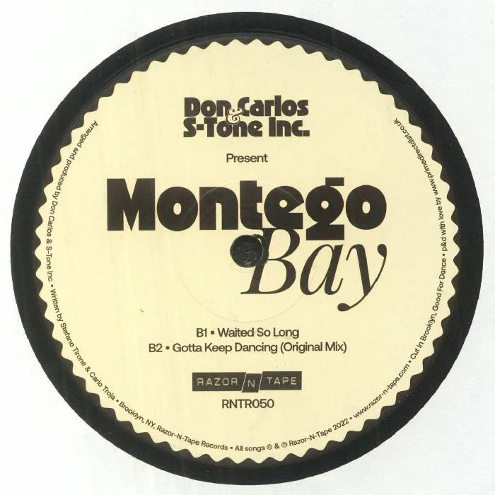 Обратная сторона обложки — DON CARLOS / S TONE INC present MONTEGO BAY — Dreaming The Future
