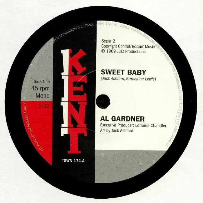 Front cover — Al GARDNER / JACK ASHFORD — Sweet Baby
