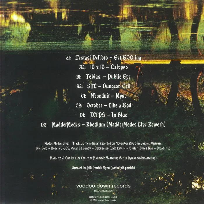 Back cover — VARIOUS — 11 Years: Voodoo Down Records
