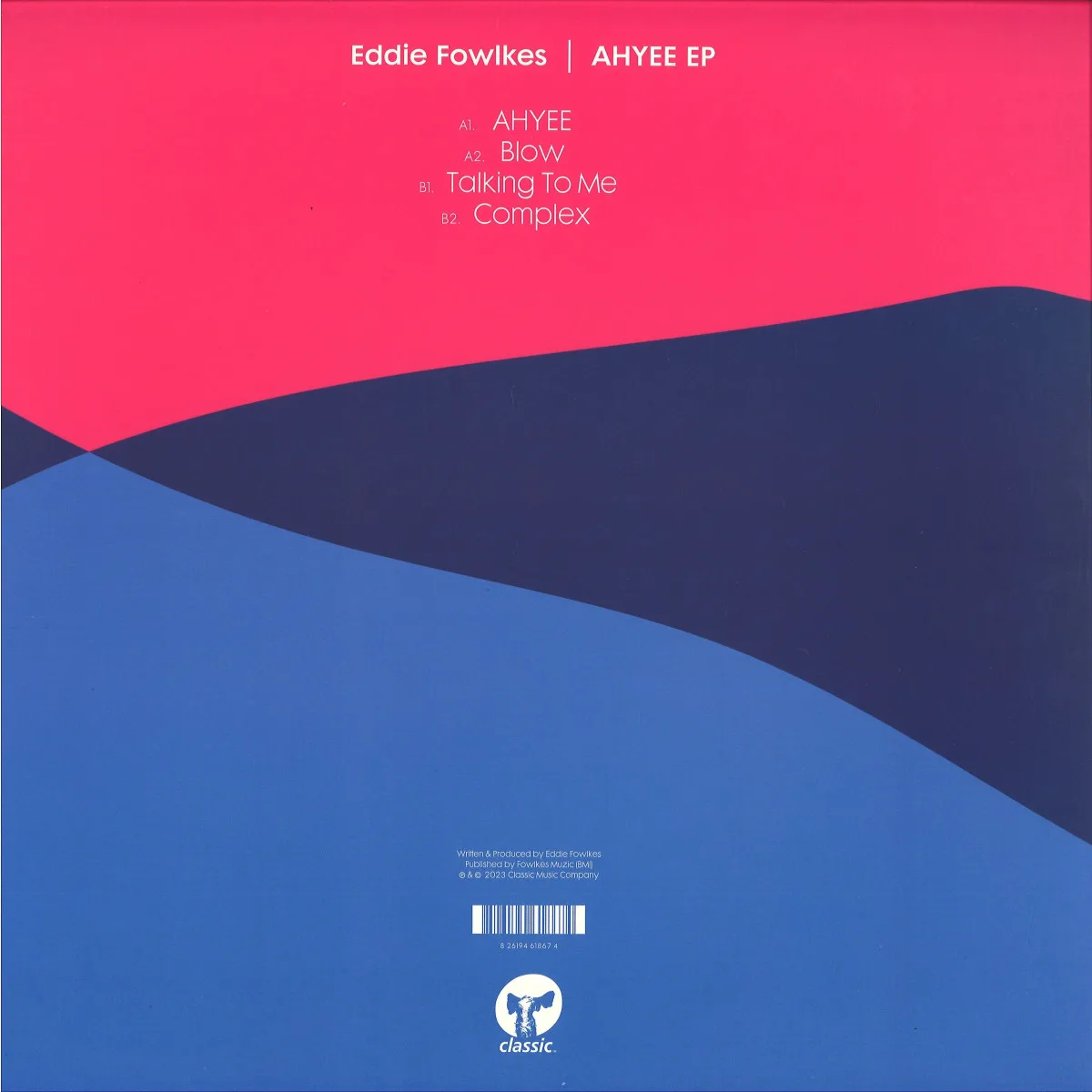 Обратная сторона обложки — Eddie Fowlkes — AHYEE EP