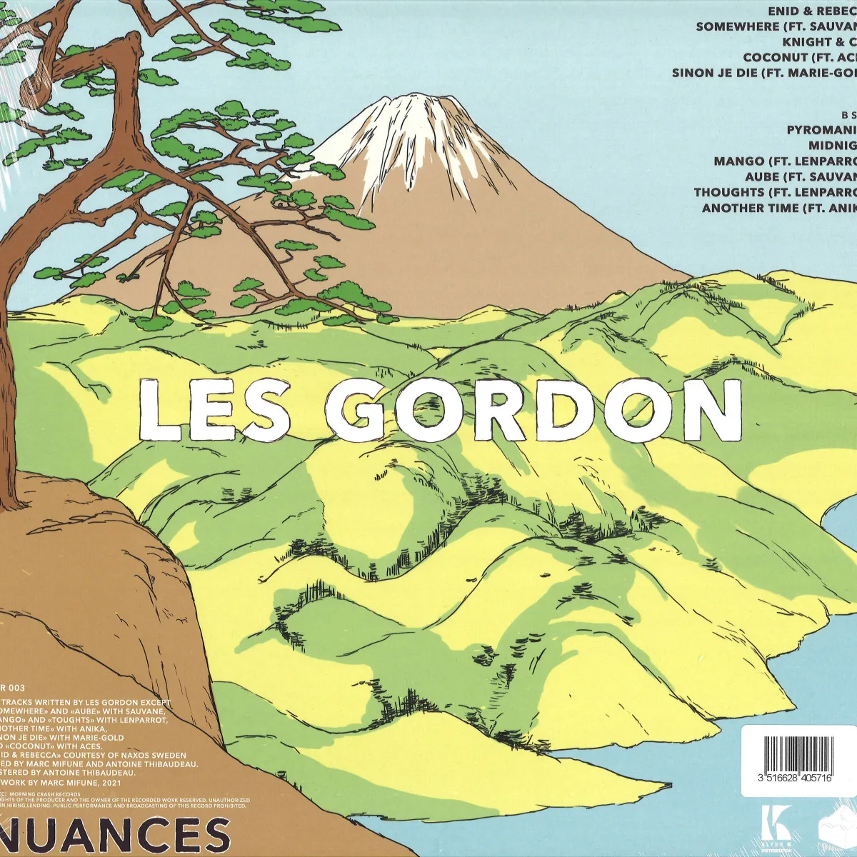 Обратная сторона обложки — Les Gordon — Nuances LP