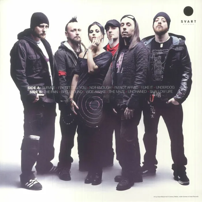 Back cover — LACUNA COIL — Shallow Life (Record Store Day RSD 2023)