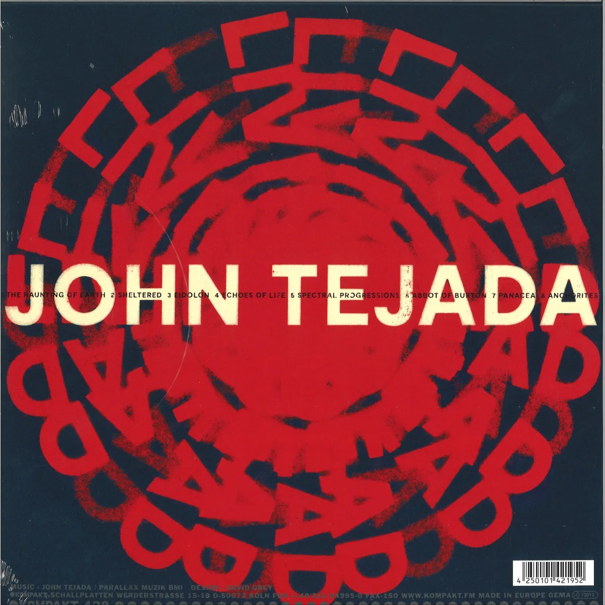 Обратная сторона обложки — John Tejada — Year Of The Living Dead 2x12"