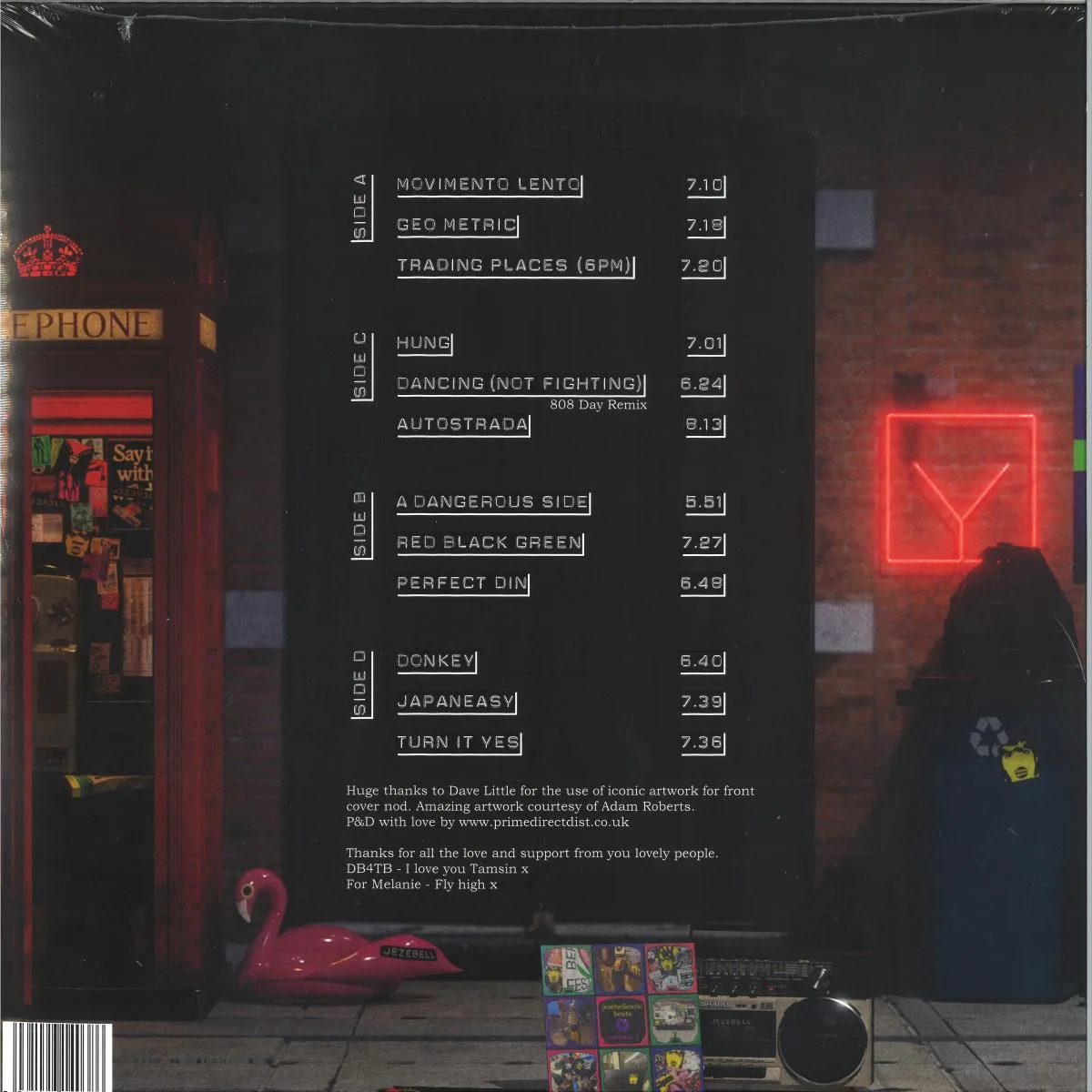 Back cover — Jezebell — Jezebellearic Beats Volume 2 (LP 2x12")