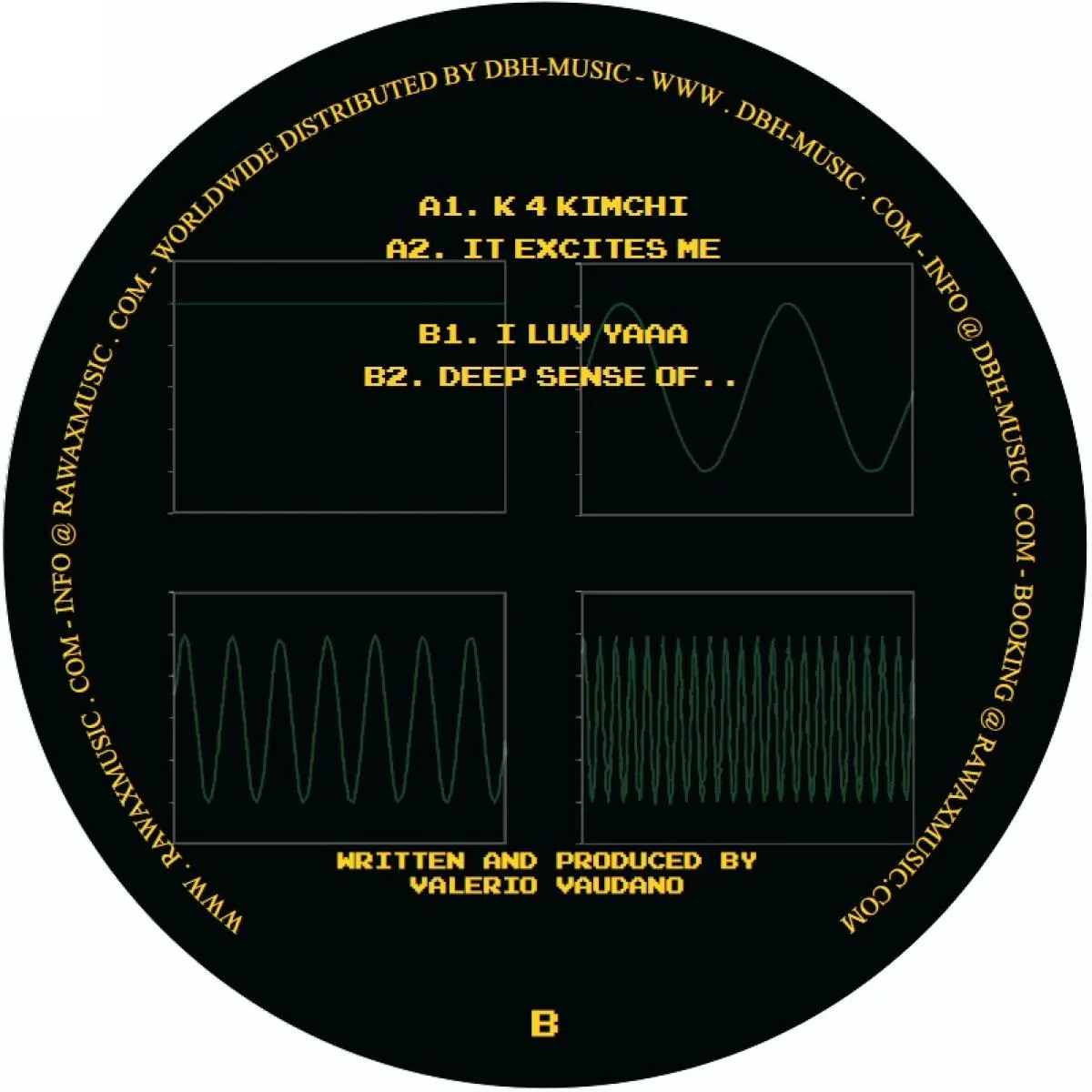 Обратная сторона обложки — Valerio Vaudano — The Sampling Theory Pt. 1