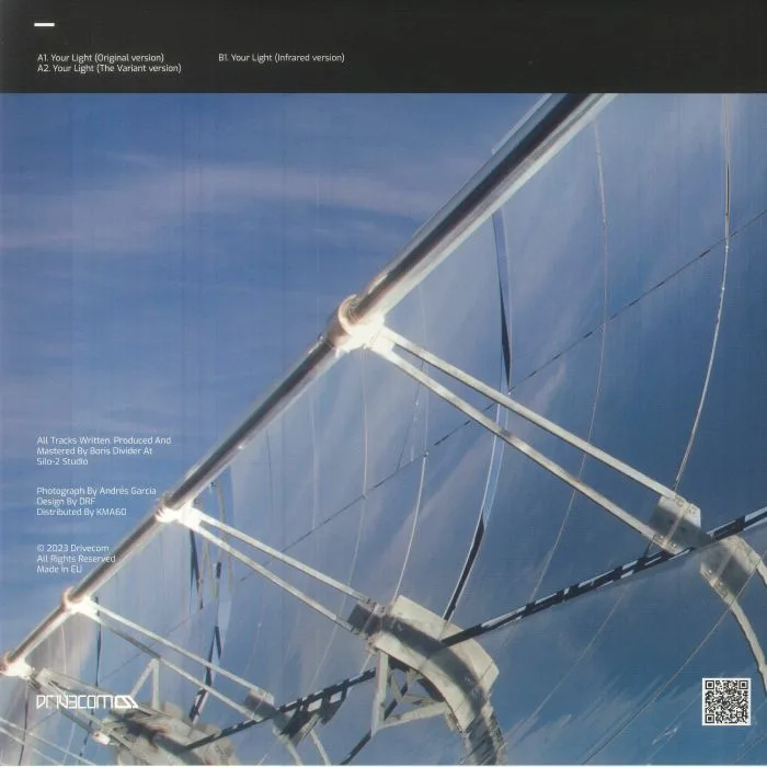 Обратная сторона обложки — BORIS DIVIDER — Your Light