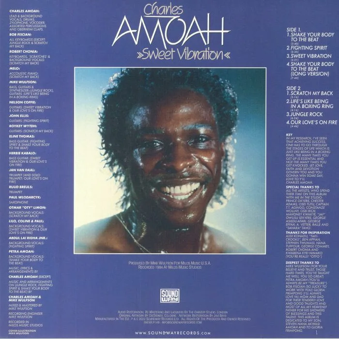 Обратная сторона обложки — Charles AMOAH — Sweet Vibration