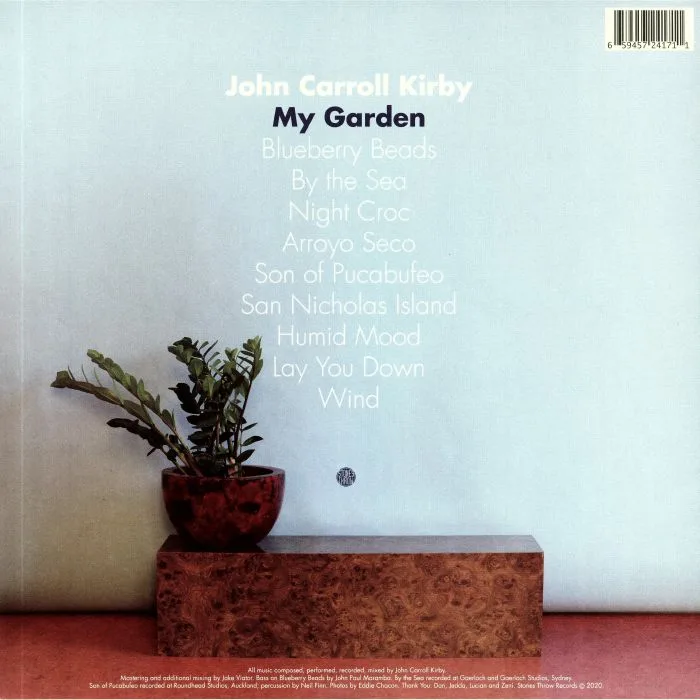 Back cover — John Carroll KIRBY — My Garden