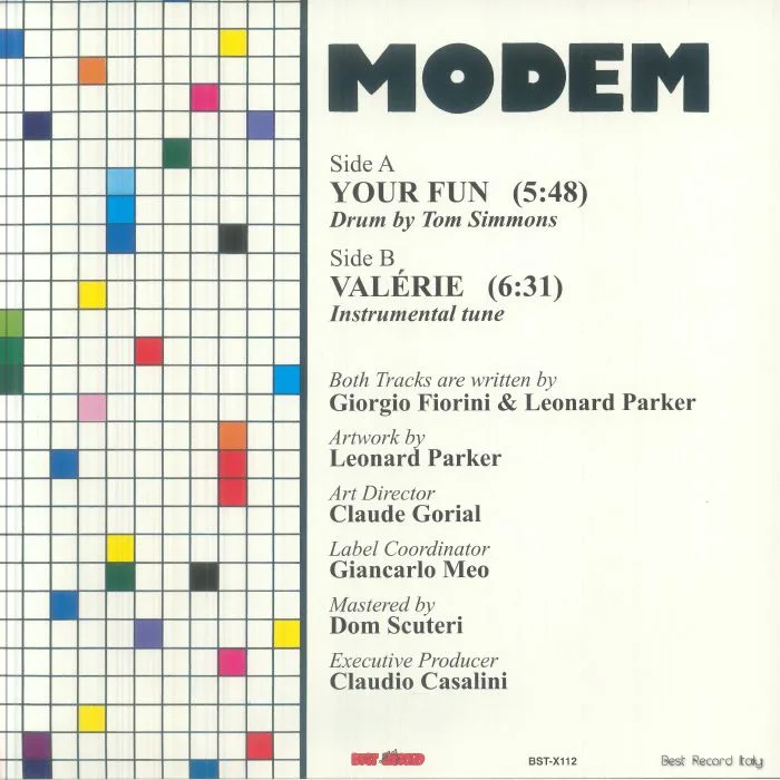 Обратная сторона обложки — MODEM — Your Fun