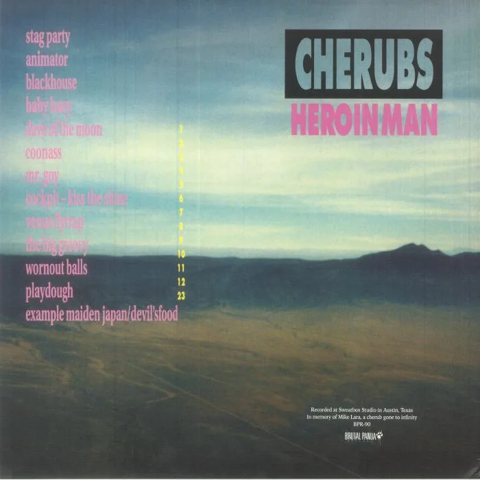 Обратная сторона обложки — CHERUBS — Heroin Man (reissue)