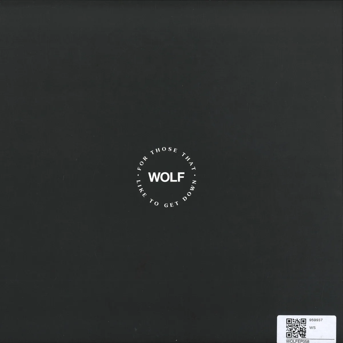 Back cover — Manuel Darquart — WOLFEP058