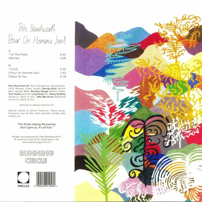 Back cover — Pete BEARDSWORTH — Pour Un Homme Seul