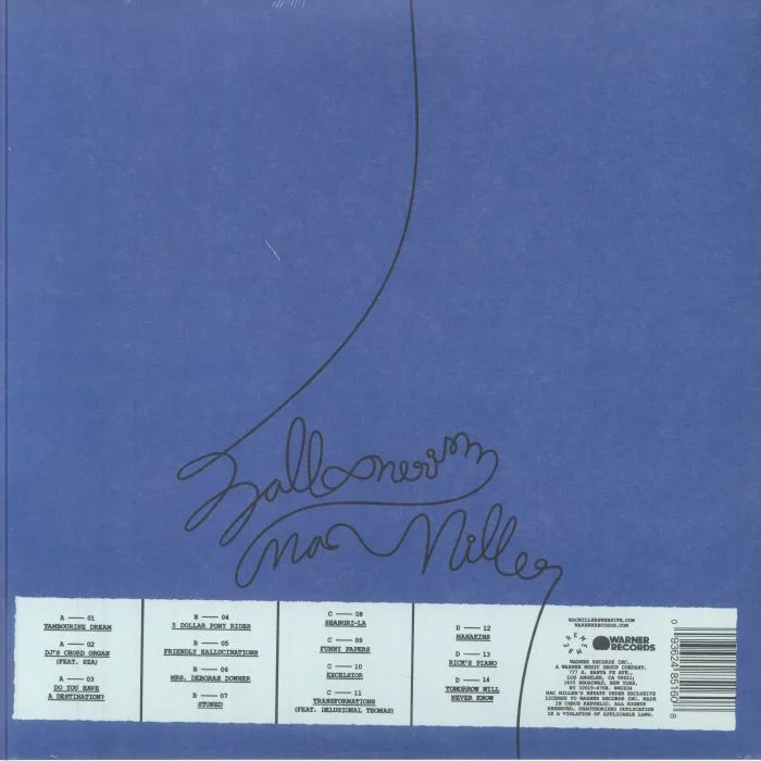 Back cover — Mac MILLER — Balloonerism
