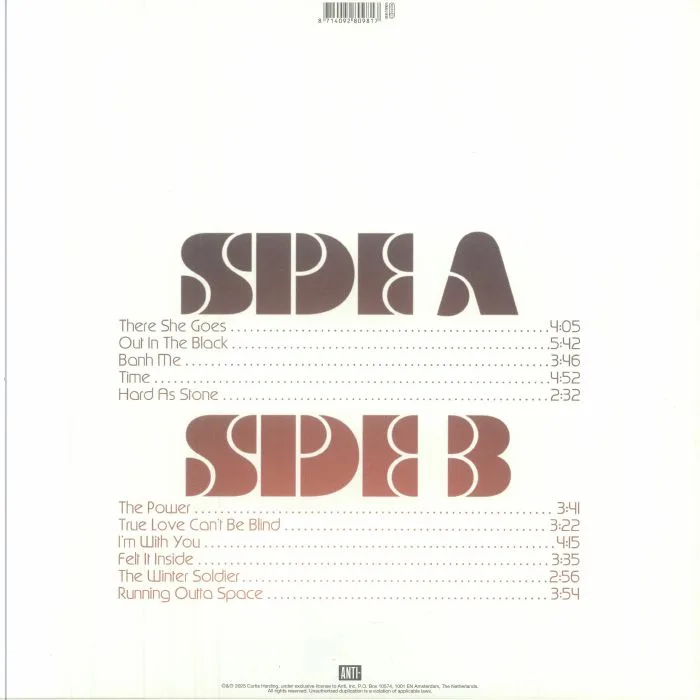 Back cover — Curtis HARDING — Departures & Arrivals: Adventures Of Captain Curt