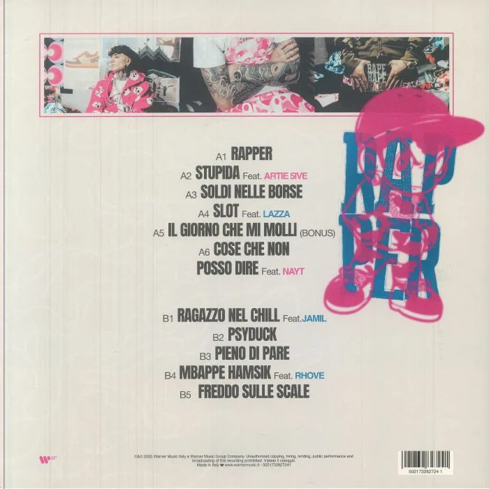 Back cover — NIKY SAVAGE — Rapper