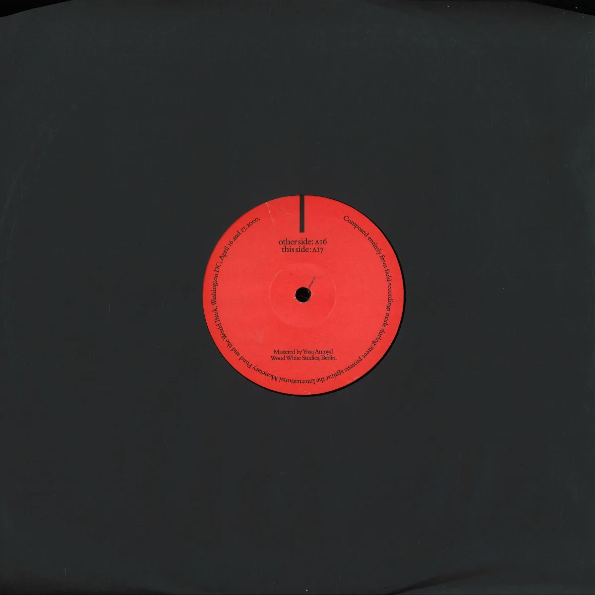Back cover — Ultra Red — A16 / A17