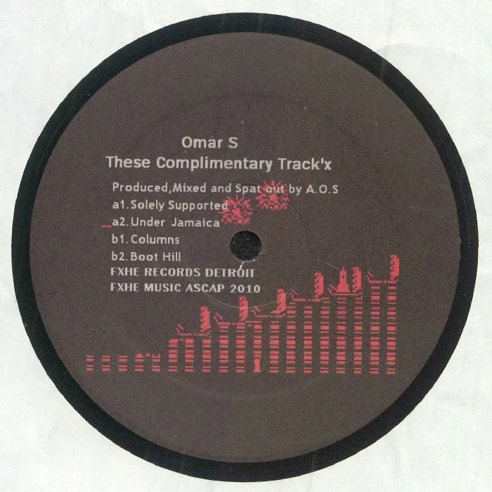 Лицевая сторона обложки — OMAR S — These Complimentary Track'x