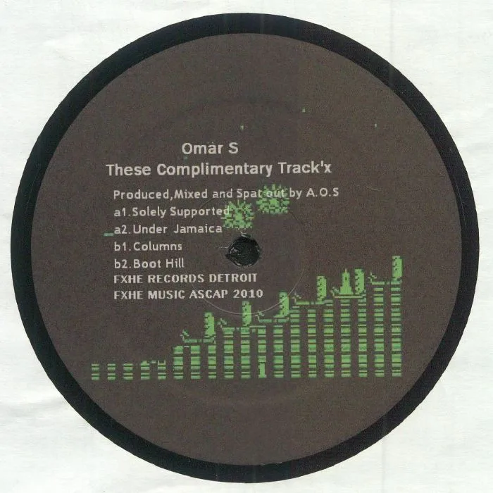 Обратная сторона обложки — OMAR S — These Complimentary Track'x