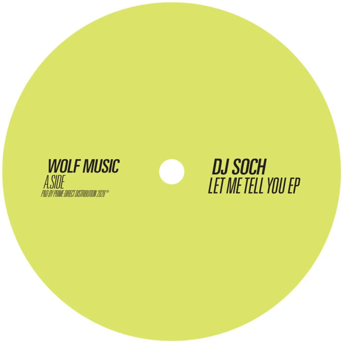 Обратная сторона обложки — DJ Soch — Let Me Tell You EP