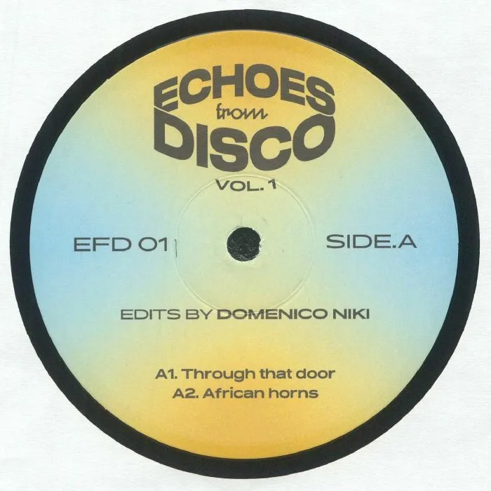 Front cover — Domenico NIKI — Echoes From Disco Vol 1