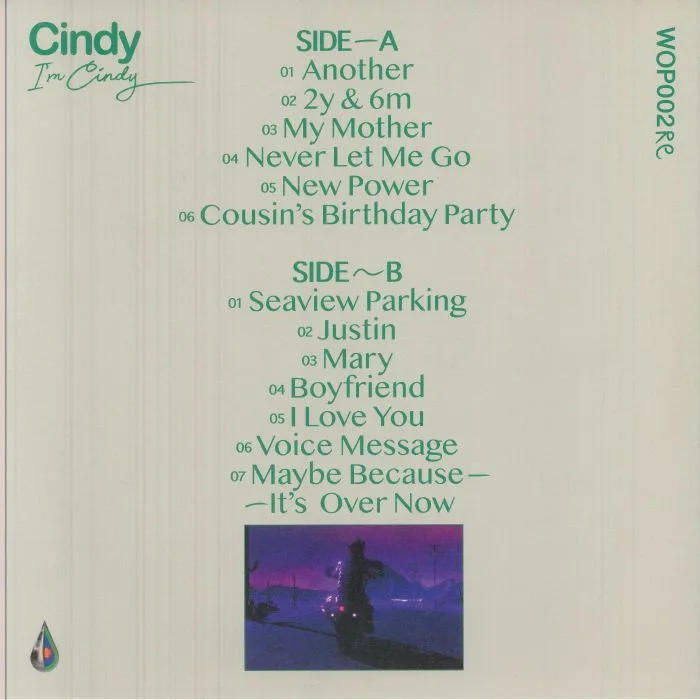 Back cover — CINDY — I'm Cindy (reissue)