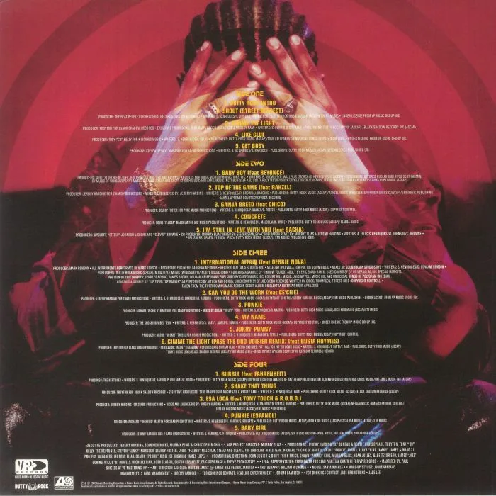 Back cover — SEAN PAUL — Dutty Rock