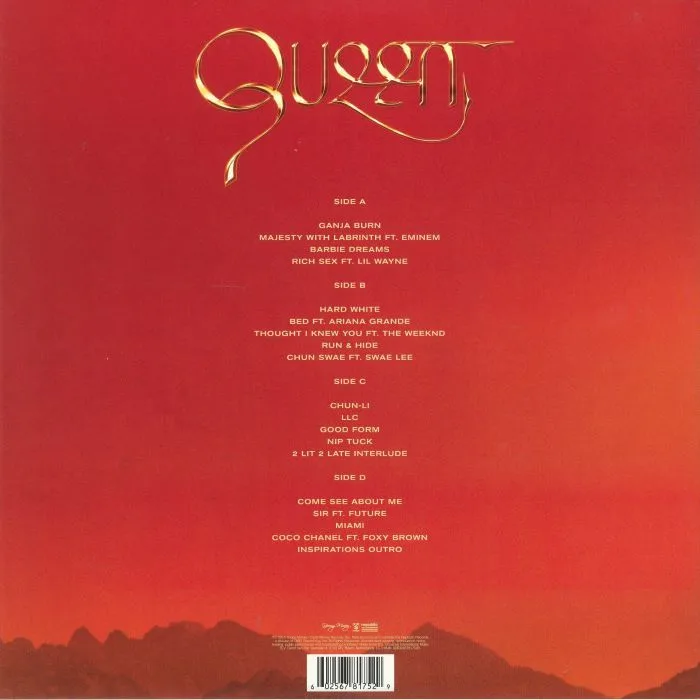 Back cover — Nicki MINAJ — Queen