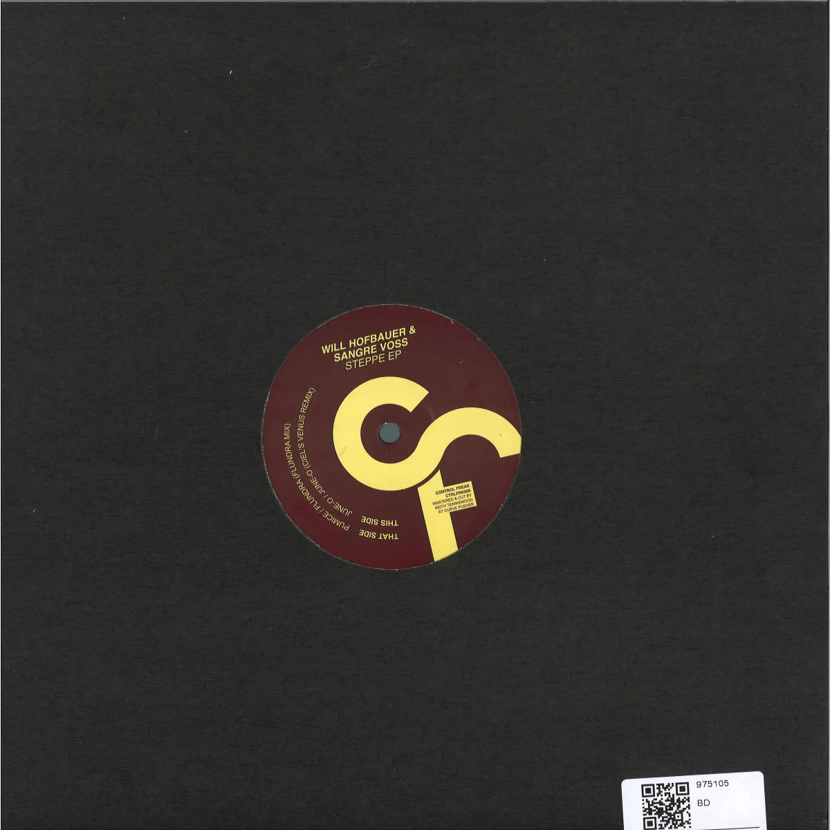 Back cover — Will Hofbauer&Sangre Voss — Steppe EP