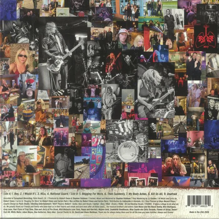 Back cover — WAXY — Desert Dancers