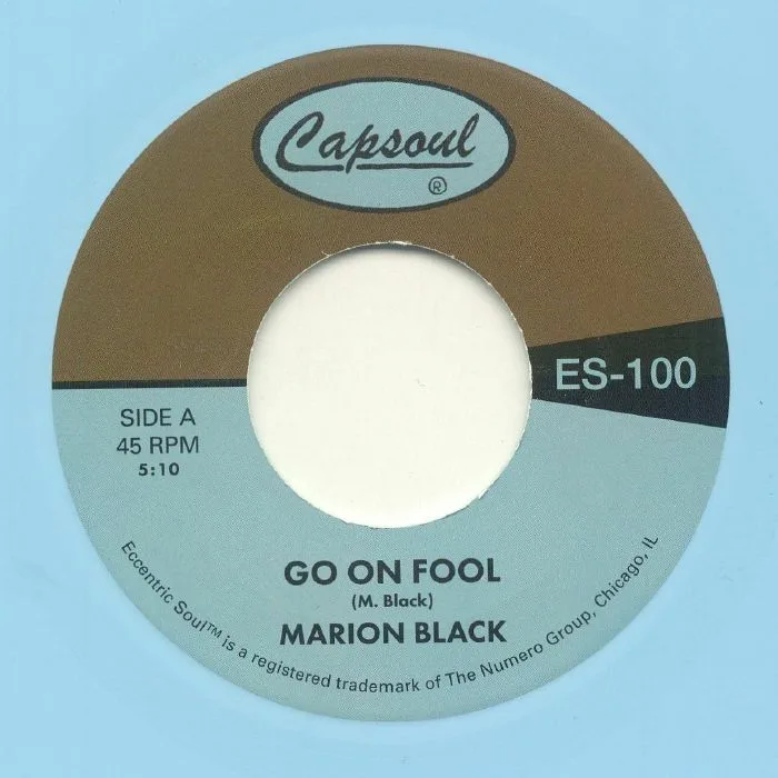 Marion BLACK — Go On Fool (reissue)