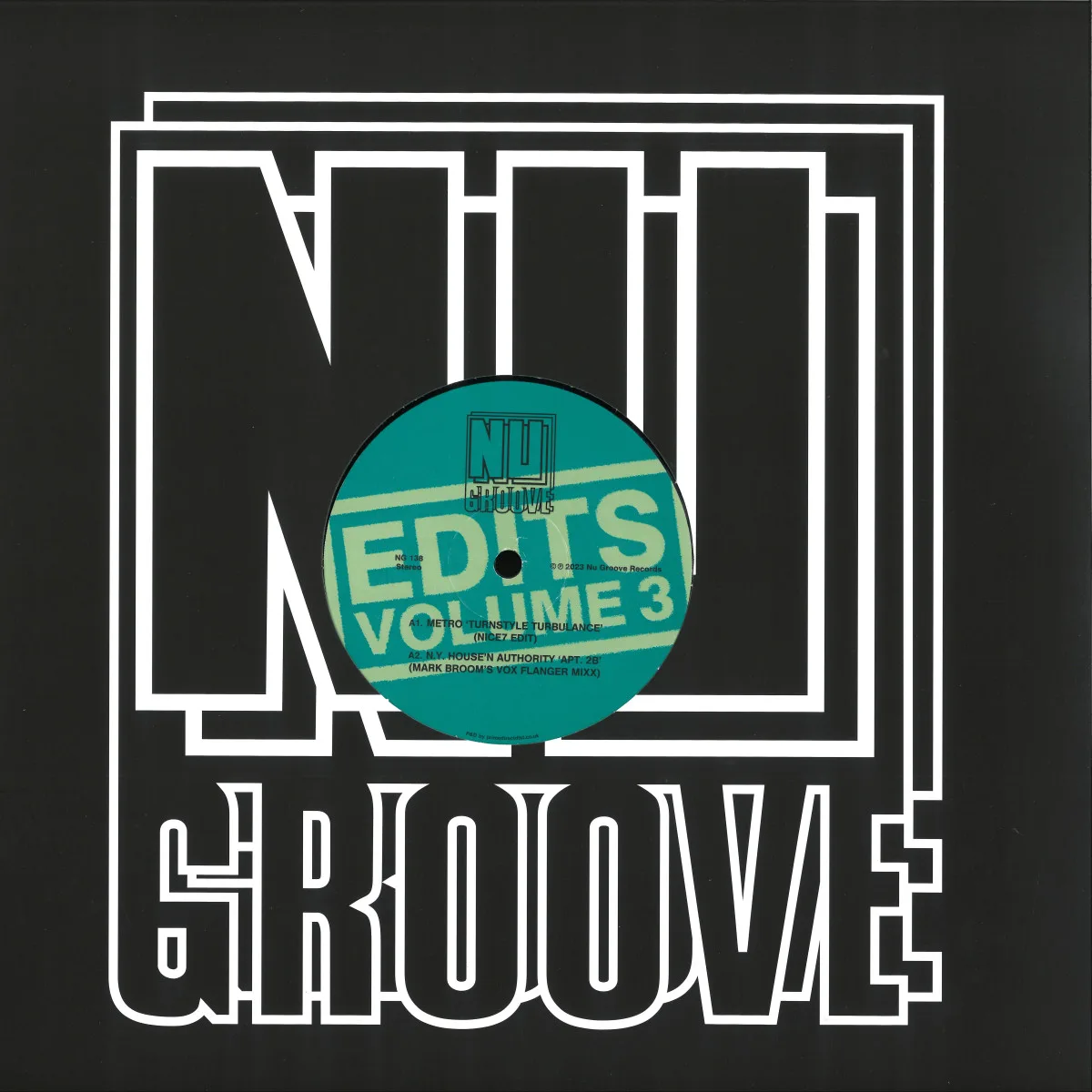 Обратная сторона обложки — Various — Nu Groove Edits, Vol. 3