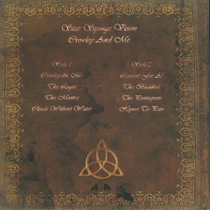 Back cover — STAR SPONGE VISION — Crowley & Me