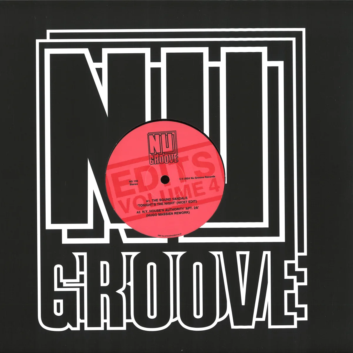 Лицевая сторона обложки — Various — Nu Groove Edits, Vol. 4