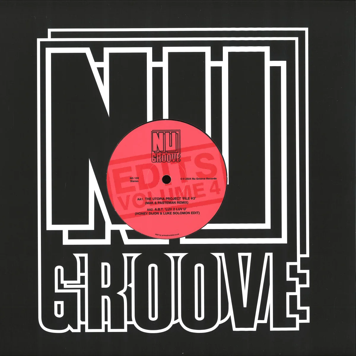 Обратная сторона обложки — Various — Nu Groove Edits, Vol. 4