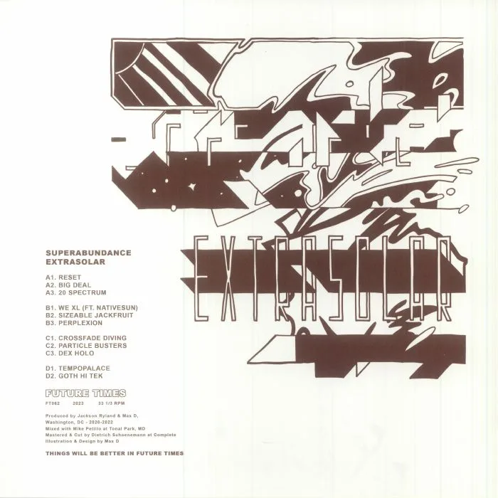 Back cover — SUPERABUNDANCE — Extrasolar