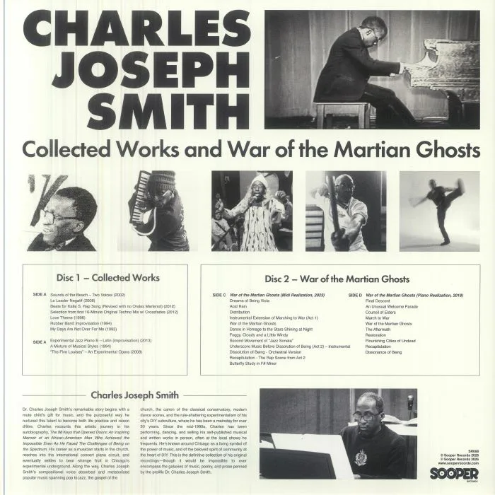 Обратная сторона обложки — Charles Joseph SMITH — Collected Works & War Of The Martian Ghosts