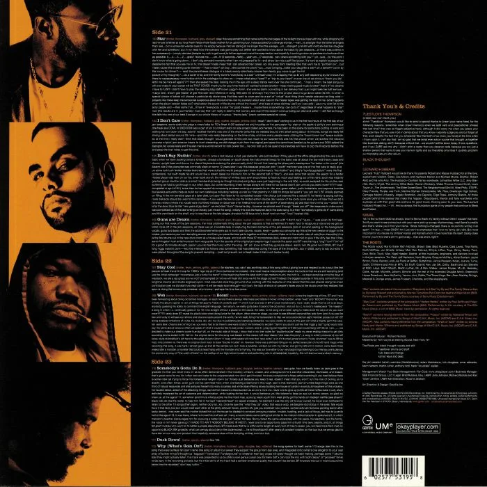 Back cover — The ROOTS — The Tipping Point (reissue)