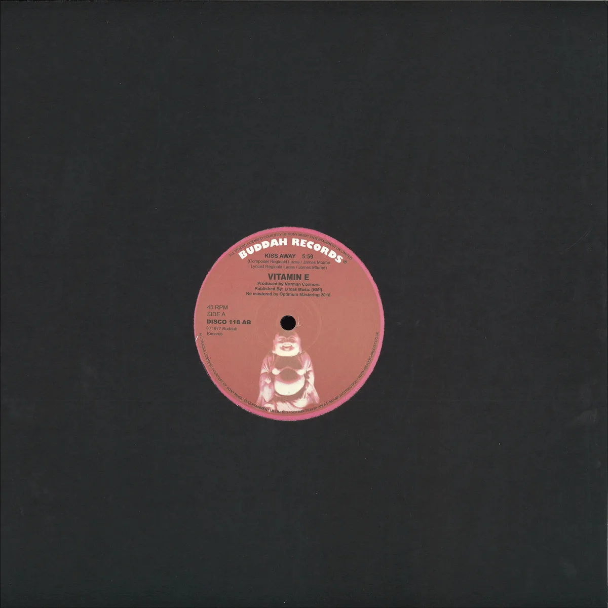 Back cover — Vitamin E — KISS AWAY / LAUGHTER IN THE RAIN