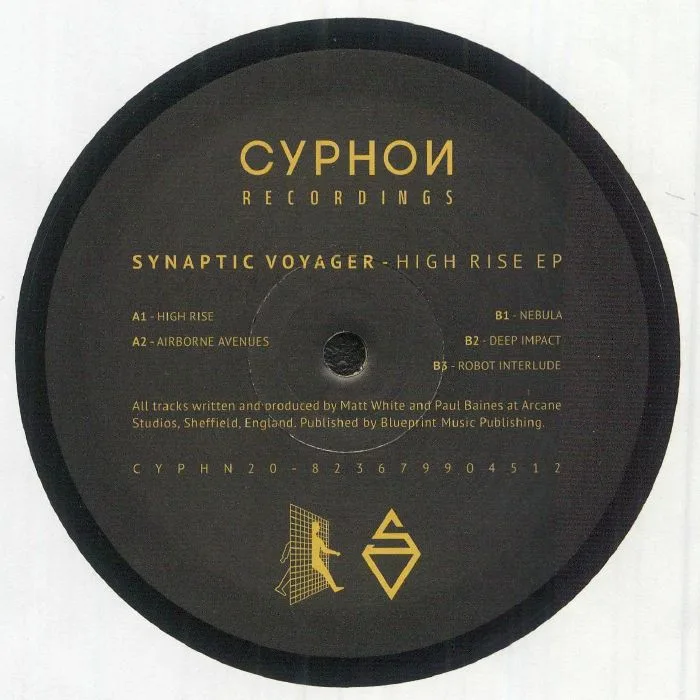 Лицевая сторона обложки — SYNAPTIC VOYAGER — High Rise EP