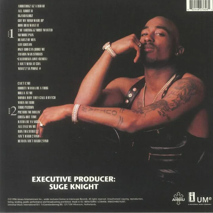 Обратная сторона обложки — 2PAC — All Eyez On Me (B-STOCK)