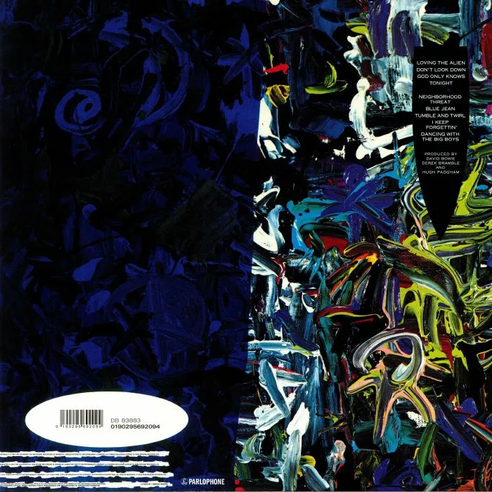 Back cover — David BOWIE — Tonight (remastered)