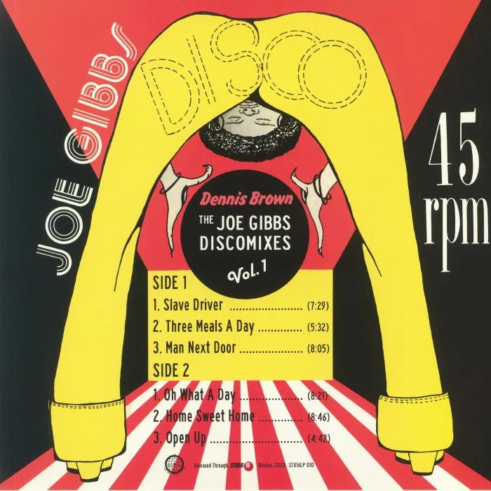 Back cover — Dennis BROWN — The Joe Gibbs Discomixes Vol 1(remastered)