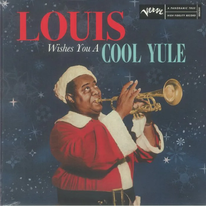 Лицевая сторона обложки — Louis ARMSTRONG — Louis Wishes You A Cool Yule