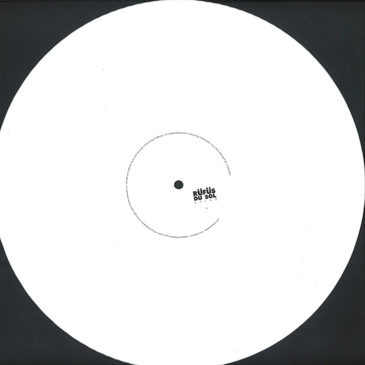 RÜFÜS DU SOL — Atlas LTD Edition LP 2x12"