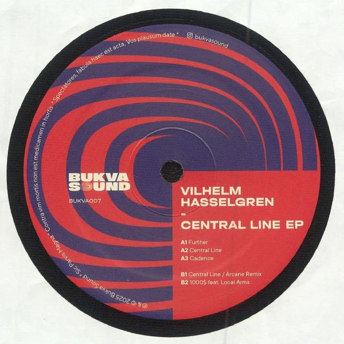 Back cover — Vilhelm HASSELGREN — Central Line EP