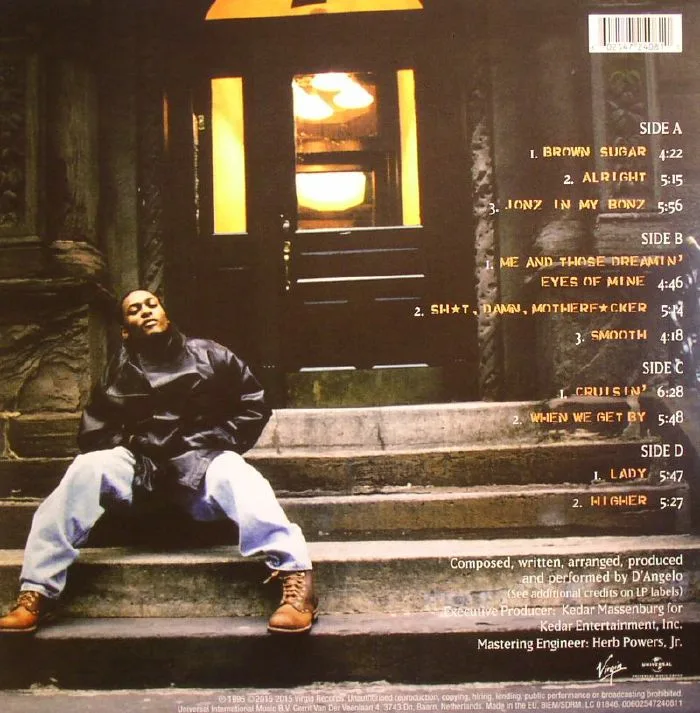 Back cover — D'ANGELO — Brown Sugar