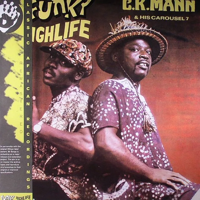 Front cover — CK MANN & HIS CAROUSEL 7 — Funky Highlife
