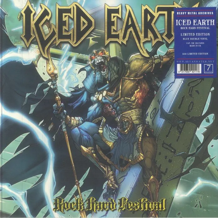 Лицевая сторона обложки — ICED EARTH — Rock Hard Festival