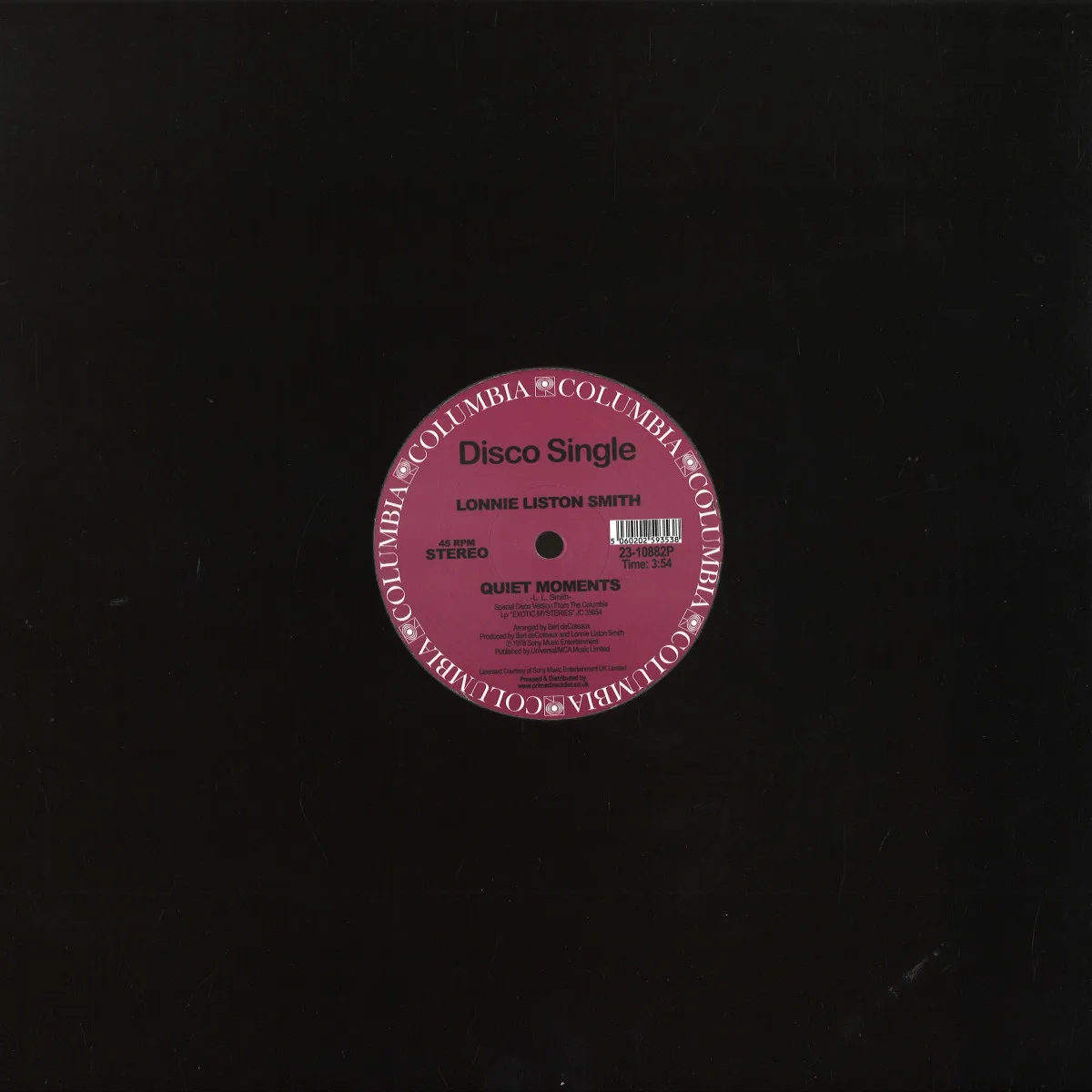 Back cover — Lonnie Liston Smith — Space Princess / Quiet Moments